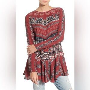 Free People Women’s smooth talker long sleeve tunic